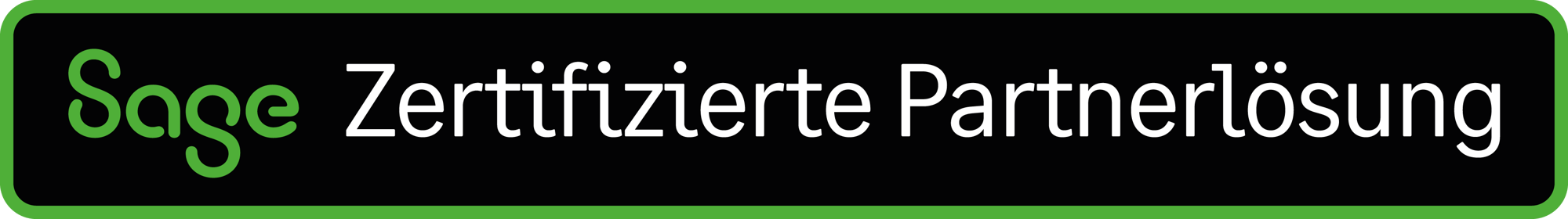 Sage Partner Badge - Zertifizierte Partnerlösung - RGB